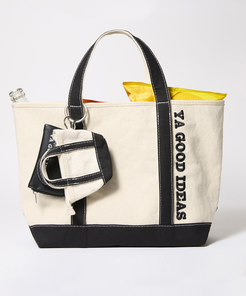 FRAMeWORK(フレームワーク)の「≪追加≫YA GOOD IDEAS BIG&MINI TOTE M 2(トートバッグ・レディース・ブラック/ブラウン/ボルドー・FREE)」の12枚目の写真