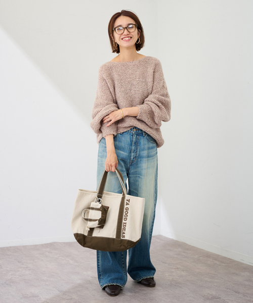 FRAMeWORK(フレームワーク)の「≪追加≫YA GOOD IDEAS BIG&MINI TOTE M 2(トートバッグ・レディース・ブラック/ブラウン/ボルドー・FREE)」の14枚目の写真