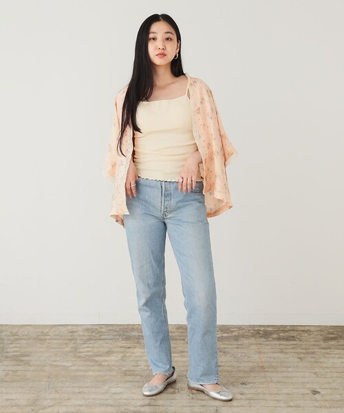 BEAMS COUTURE(ビームスクチュール)の「コットン ニット キャミ(キャミソール・レディース・ブラウン系その他3/ブラック/ホワイト系その他5・ONE SIZE)」の19枚目の写真