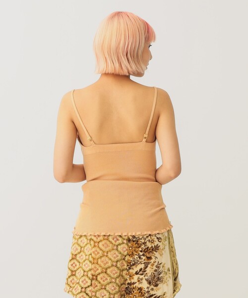BEAMS COUTURE(ビームスクチュール)の「コットン ニット キャミ(キャミソール・レディース・ブラウン系その他3/ブラック/ホワイト系その他5・ONE SIZE)」の5枚目の写真