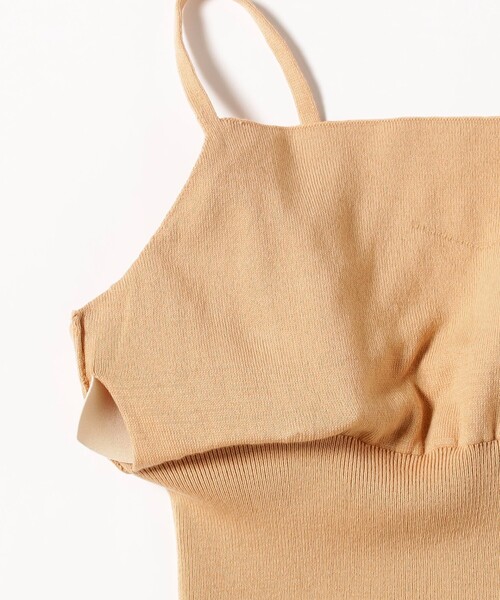 BEAMS COUTURE(ビームスクチュール)の「コットン ニット キャミ(キャミソール・レディース・ブラウン系その他3/ブラック/ホワイト系その他5・ONE SIZE)」の14枚目の写真