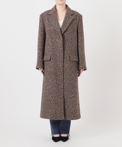 journal standard L'essage（ジャーナルスタンダードレサージュ）の「BALLI レオパードチェスターコート（チェスターコート・レディース・ブラウン・FREE）」の9枚目の写真