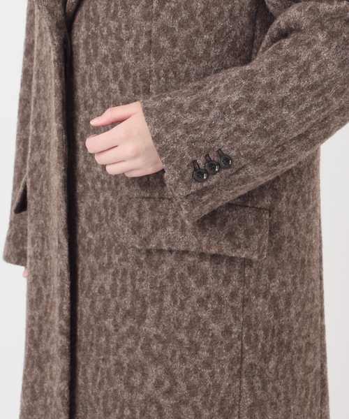 journal standard L'essage（ジャーナルスタンダードレサージュ）の「BALLI レオパードチェスターコート（チェスターコート・レディース・ブラウン・FREE）」の14枚目の写真
