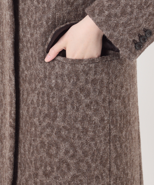 journal standard L'essage（ジャーナルスタンダードレサージュ）の「BALLI レオパードチェスターコート（チェスターコート・レディース・ブラウン・FREE）」の15枚目の写真