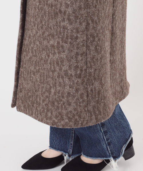 journal standard L'essage（ジャーナルスタンダードレサージュ）の「BALLI レオパードチェスターコート（チェスターコート・レディース・ブラウン・FREE）」の16枚目の写真