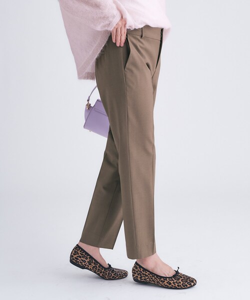 INDIVI（インディヴィ）の「【褒められパンツ/ウール混】スティックパンツ（その他パンツ・レディース・グレー系4/キャメル/ブラック・42/40/38/36/34/19/15 /13/12/05/03）」の9枚目の写真