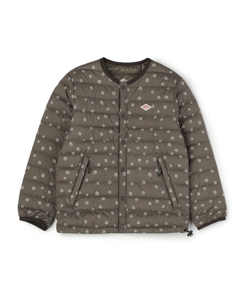 KIDS' INNER DOWN CREWNECK JACKET POLKA DOT（ダウンジャケット