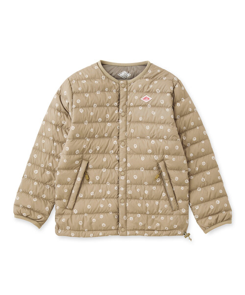 KIDS' INNER DOWN CREWNECK JACKET POLKA DOT（ダウンジャケット