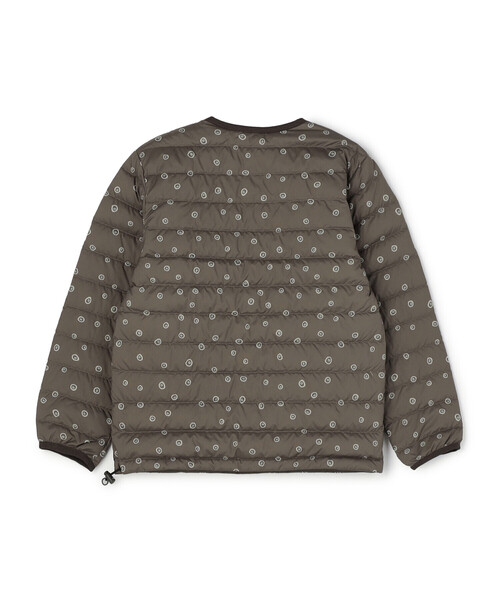 DANTON(ダントン)の「KIDS' INNER DOWN CREWNECK JACKET POLKA DOT(ダウンジャケット/コート・キッズ・グレー系その他/ベージュ系その他・105/125/135/115)」の4枚目の写真