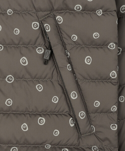 DANTON(ダントン)の「KIDS' INNER DOWN CREWNECK JACKET POLKA DOT(ダウンジャケット/コート・キッズ・グレー系その他/ベージュ系その他・105/125/135/115)」の7枚目の写真