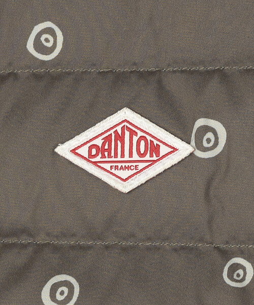 DANTON(ダントン)の「KIDS' INNER DOWN CREWNECK JACKET POLKA DOT(ダウンジャケット/コート・キッズ・グレー系その他/ベージュ系その他・105/125/135/115)」の12枚目の写真