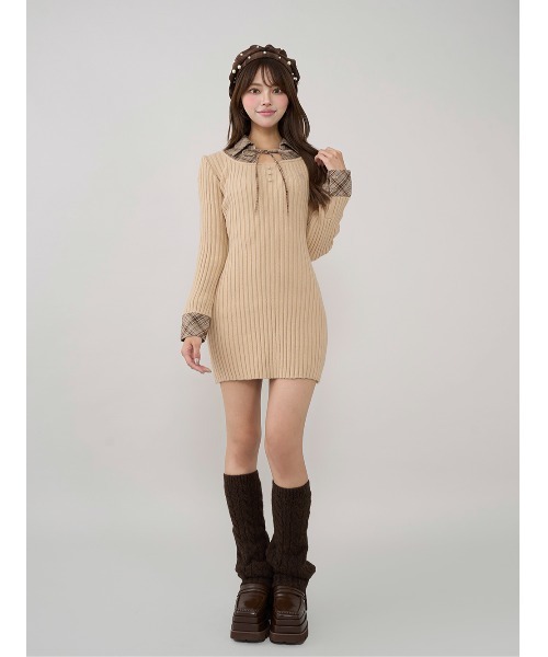 ダーリッチ❗️レッグウォーマー❗️ブラック ルーズリブニットレッグウォーマー（レッグウォーマー）｜Darich