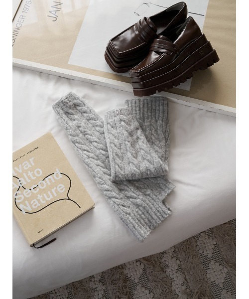 ルーズリブニットレッグウォーマー（レッグウォーマー）｜Darich