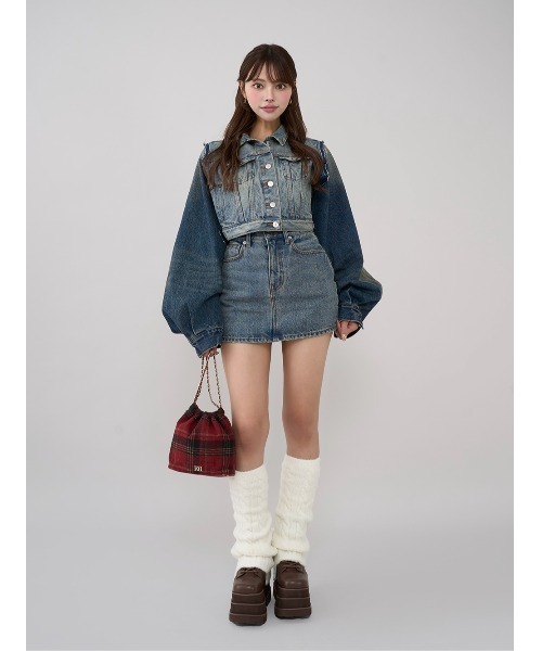 ルーズリブニットレッグウォーマー（レッグウォーマー）｜Darich