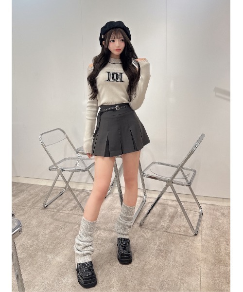 ルーズリブニットレッグウォーマー（レッグウォーマー）｜Darich