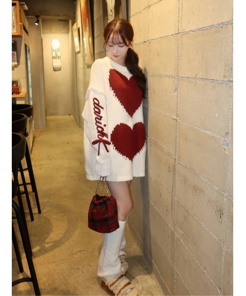 ルーズリブニットレッグウォーマー（レッグウォーマー）｜Darich