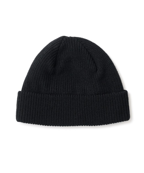 FTC（エフティーシー）の「BOX LOGO BEANIE（ニットキャップ/ビーニー・メンズ・ブラック/バーガンディー/チャコール・FREE）」の5枚目の写真