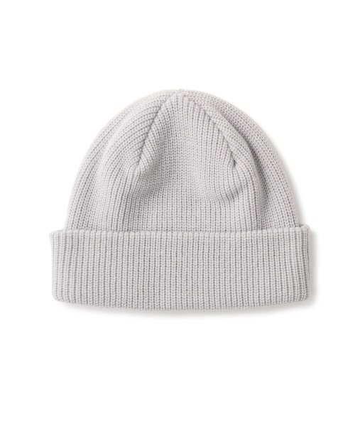 FTC（エフティーシー）の「BOX LOGO BEANIE（ニットキャップ/ビーニー・メンズ・ブラック/バーガンディー/チャコール・FREE）」の6枚目の写真
