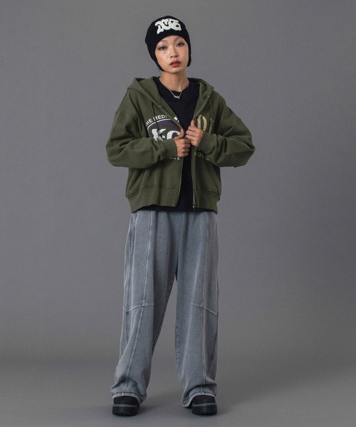 美品 GOODDIEYOUNG by andchill えびす パーカー XL アンドカワイイ And Kawaii 長袖パーカー レディース トップス