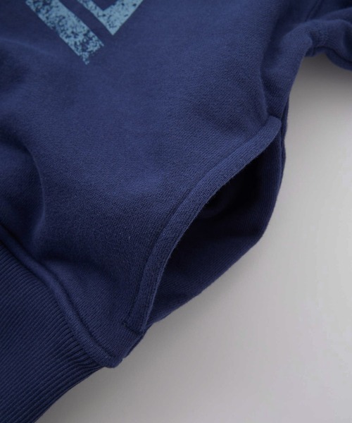 X-girl（エックスガール）の「PANELED GRAPHIC ZIP UP SWEAT HOODIE（パーカー・レディース・オリーブ/チャコール/ネイビー・S/M）」の15枚目の写真