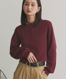 60%オフ★BALLSEY 2wayリブカットソー ボルドー ポリエステルコットンリブ 2-wayプルオーバー｜トゥモローランド 公式