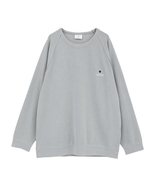 CONVERSE TOKYO(コンバーストウキョウ)の「PIGMENT RIPPLE LONG-SLEEVE TEE(Tシャツ/カットソー・レディース・ブラック/ホワイト/ライトグレー・SMALL/MEDIUM)」の3枚目の写真