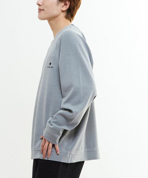 CONVERSE TOKYO(コンバーストウキョウ)の「PIGMENT RIPPLE LONG-SLEEVE TEE(Tシャツ/カットソー・レディース・ブラック/ホワイト/ライトグレー・SMALL/MEDIUM)」の5枚目の写真