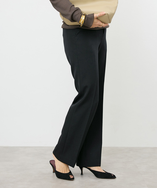 ドゥーズィエムクラス　ブラックパンツ DEUXIEME CLASSE（クロップドパンツ ・ ブラック/黒色系）の