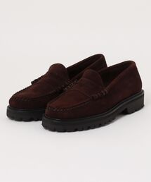 G.H.BASS（ジーエイチバス）の「G.H.BASS BA11512 SUEDE CHOCOLATE LARSON スエード ラーソン ラバーソール（ローファー・メンズ）」