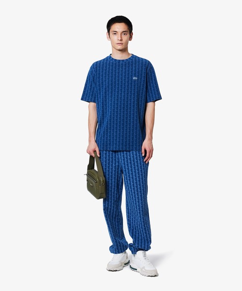 LACOSTE（ラコステ）の「インディゴスウェットモノグラムトラックパンツ（スウェットパンツ・メンズ・ライトインディゴブルー/インディゴブルー・38/46/42）」の17枚目の写真