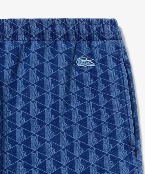 LACOSTE（ラコステ）の「インディゴスウェットモノグラムトラックパンツ（スウェットパンツ・メンズ・ライトインディゴブルー/インディゴブルー・38/46/42）」の6枚目の写真