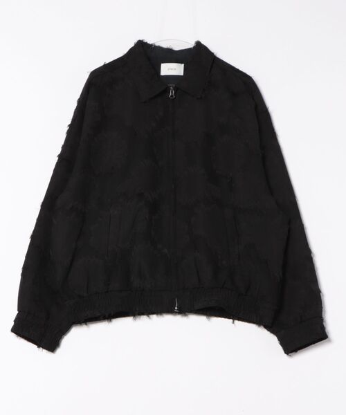 Chica(チカ)の「Chica/チカ/Flower Jaquard Bomber Jacket(ブルゾン・レディース・ブラック・F)」の1枚目の写真