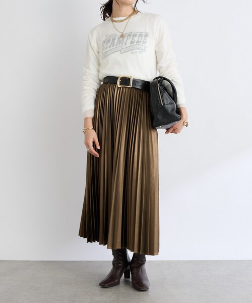 RIVE DROITE(リヴドロワ)の「【ヴィンテージライクな着こなしに】ヴィンテージロゴTee(Tシャツ/カットソー・レディース・オフホワイト/チャコールグレー/モカ・FREE)」の22枚目の写真