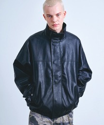 シャツ テーラードジャケット スタンドカラー」に該当するジャケット