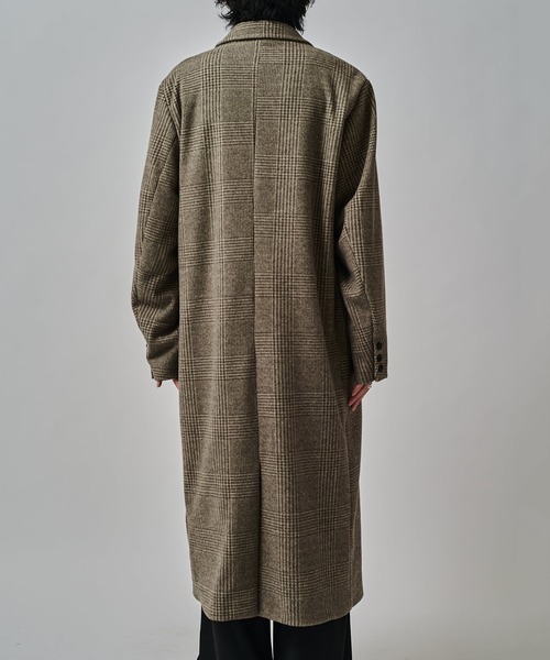 Lui's(ルイス)の「DOUBLE BREASTED CHESTER COAT/チェスターコート(チェスターコート・メンズ・ブラック/モカ・M/S)」の14枚目の写真