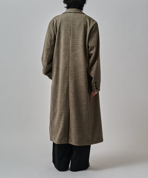 Lui's(ルイス)の「DOUBLE BREASTED CHESTER COAT/チェスターコート(チェスターコート・メンズ・ブラック/モカ・M/S)」の18枚目の写真