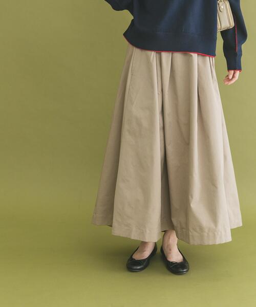 ITEMS URBANRESEARCH(アイテムズ アーバンリサーチ)の「タフタスカート(スカート・レディース・ブラック/ベージュ/レッド系その他・FREE)」の1枚目の写真
