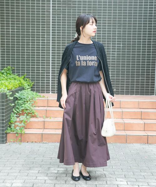 ITEMS URBANRESEARCH(アイテムズ アーバンリサーチ)の「タフタスカート(スカート・レディース・ブラック/ベージュ/レッド系その他・FREE)」の18枚目の写真