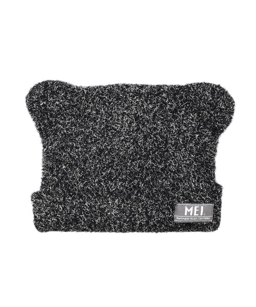 MEI(メイ)の「MEI/メイ ビーニー MEI BEAR WATCH くま耳ニット帽 253099604(ニットキャップ/ビーニー・レディース・ライトグレー/ブラック/ピンク・FREE)」の1枚目の写真