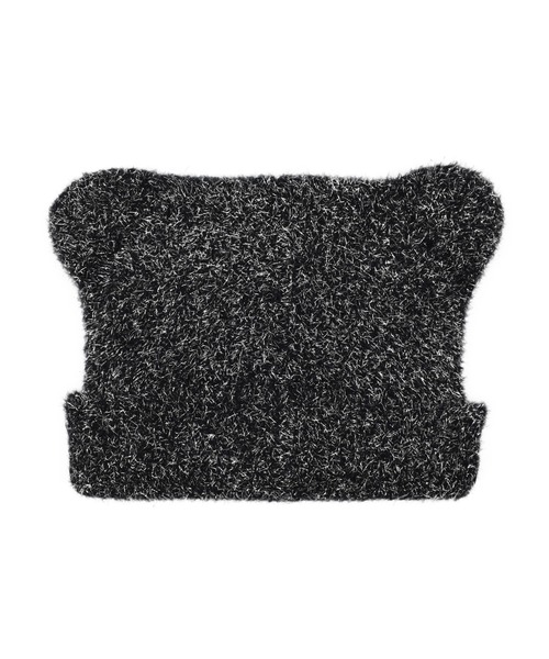 MEI(メイ)の「MEI/メイ ビーニー MEI BEAR WATCH くま耳ニット帽 253099604(ニットキャップ/ビーニー・レディース・ライトグレー/ブラック/ピンク・FREE)」の9枚目の写真