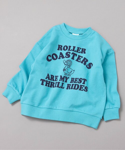 BREEZE（ブリーズ）の「【WEB限定】カレッジロゴトレーナー_ジュニア対応（スウェット・キッズ・ブラウン/ピンク/キナリ/ネイビー/イエロー/チャコール/グレー/サックスブルー/レッド/グリーン・130/90/100/150/110/140/160/120）」の8枚目の写真