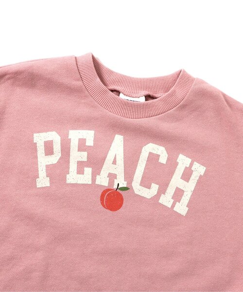 BREEZE（ブリーズ）の「【WEB限定】カレッジロゴトレーナー_ジュニア対応（スウェット・キッズ・ブラウン/ピンク/キナリ/ネイビー/イエロー/チャコール/グレー/サックスブルー/レッド/グリーン・130/90/100/150/110/140/160/120）」の22枚目の写真