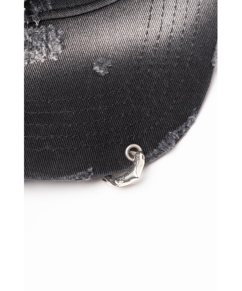 SUPPLIER（サプライヤー）の「キャップ｜PIERCED LOGO 6 PANEL CAP｜SUPPLIER（キャップ・メンズ・ブラック・FREE）」の3枚目の写真