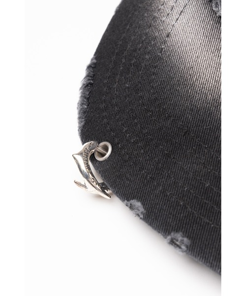 SUPPLIER（サプライヤー）の「キャップ｜PIERCED LOGO 6 PANEL CAP｜SUPPLIER（キャップ・メンズ・ブラック・FREE）」の4枚目の写真