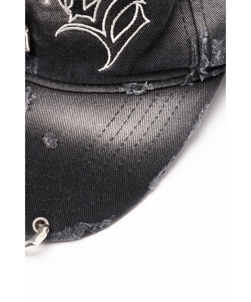 SUPPLIER（サプライヤー）の「キャップ｜PIERCED LOGO 6 PANEL CAP｜SUPPLIER（キャップ・メンズ・ブラック・FREE）」の5枚目の写真