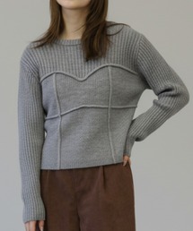 Per sist ence | アルパカタッチ7Gビスチェデザインプルオーバー(ニット/セーター)