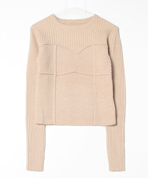 Per sist ence(パーシエンス)の「アルパカタッチ7Gビスチェデザインプルオーバー(ニット/セーター・レディース・グレー/ブラック/アイボリー/レッド/モカ・ONE SIZE)」の11枚目の写真