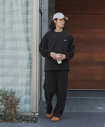 THOUSAND MILE(サウザンドマイル)のTHOUSAND MILE/サウザンドマイル CREW NECK LONG SLEEVE T-SHIRT&LONG PANTS 両面フリース セットアップ(セットアップ)