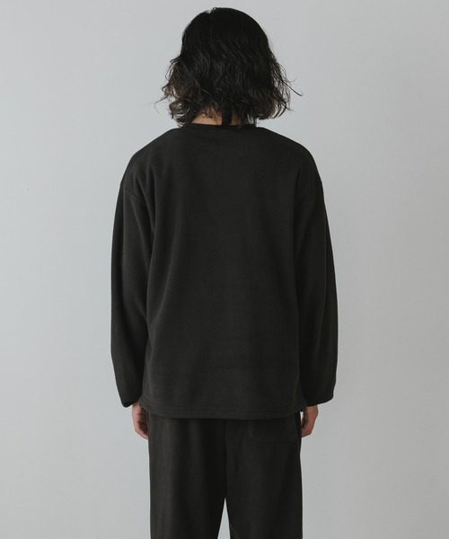 THOUSAND MILE(サウザンドマイル)の「THOUSAND MILE/サウザンドマイル CREW NECK LONG SLEEVE T-SHIRT&LONG PANTS 両面フリース セットアップ(セットアップ・メンズ・ブラック/チャコール・M/XL/L/XS)」の5枚目の写真