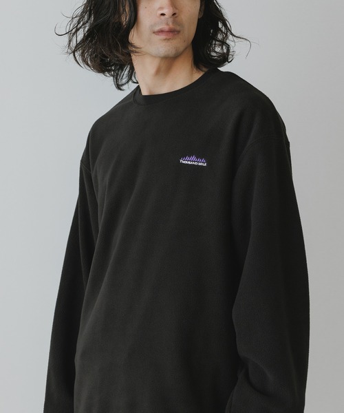 THOUSAND MILE(サウザンドマイル)の「THOUSAND MILE/サウザンドマイル CREW NECK LONG SLEEVE T-SHIRT&LONG PANTS 両面フリース セットアップ(セットアップ・メンズ・ブラック/チャコール・M/XL/L/XS)」の8枚目の写真